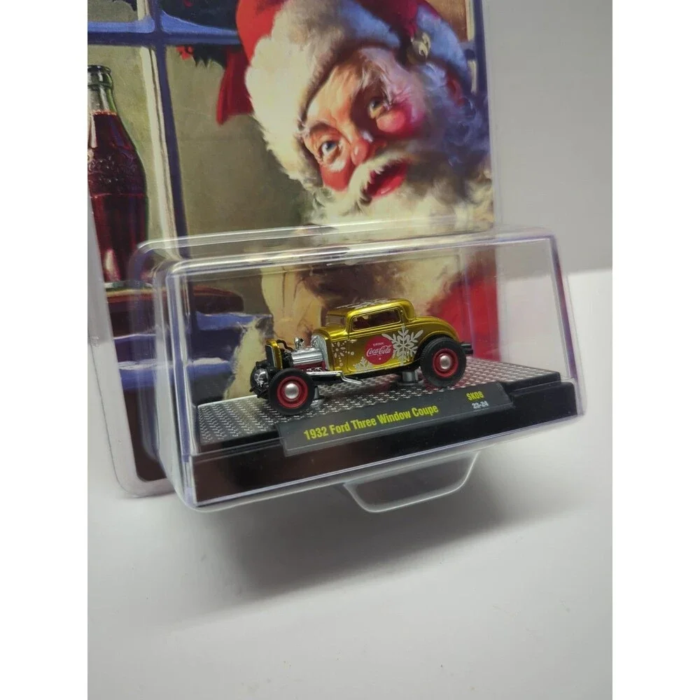 M2 Machines Christmas Coca-Cola 1932 Ford Three Window Coupe Limited Ed. 9600